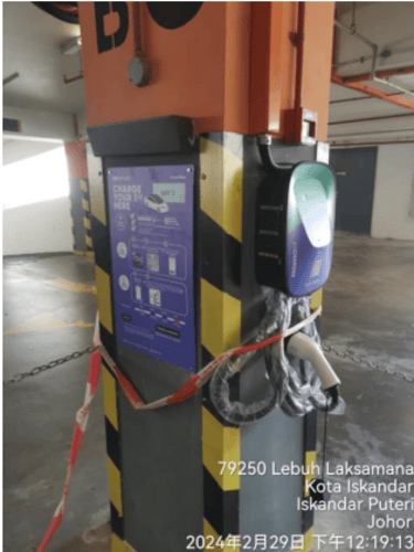 EV charger installation project 1